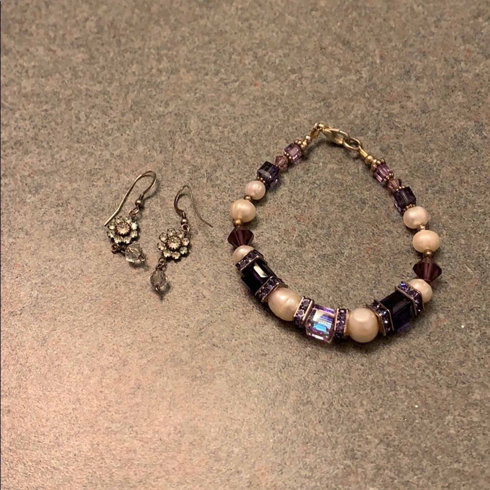 Pair of Earrings and Pair of Bracelets!
